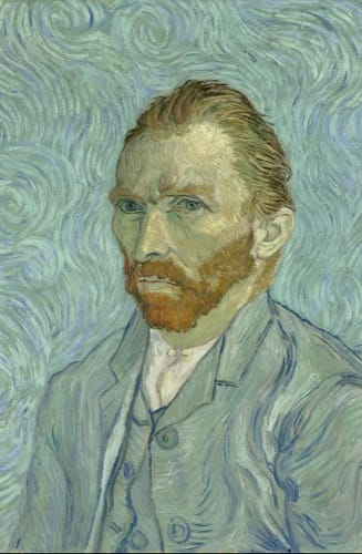 Thumbnail of image: Van Gogh self-portrait